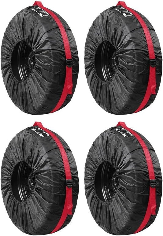 Housse de roue de secours – en polyester, revêtement bouclé, réglable, résistant à l'eau, 80 cm